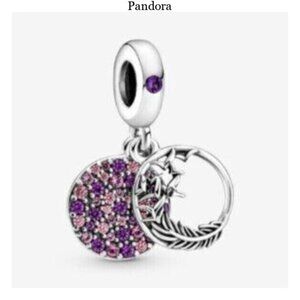 Pandora Pav Feather Dangle Charm